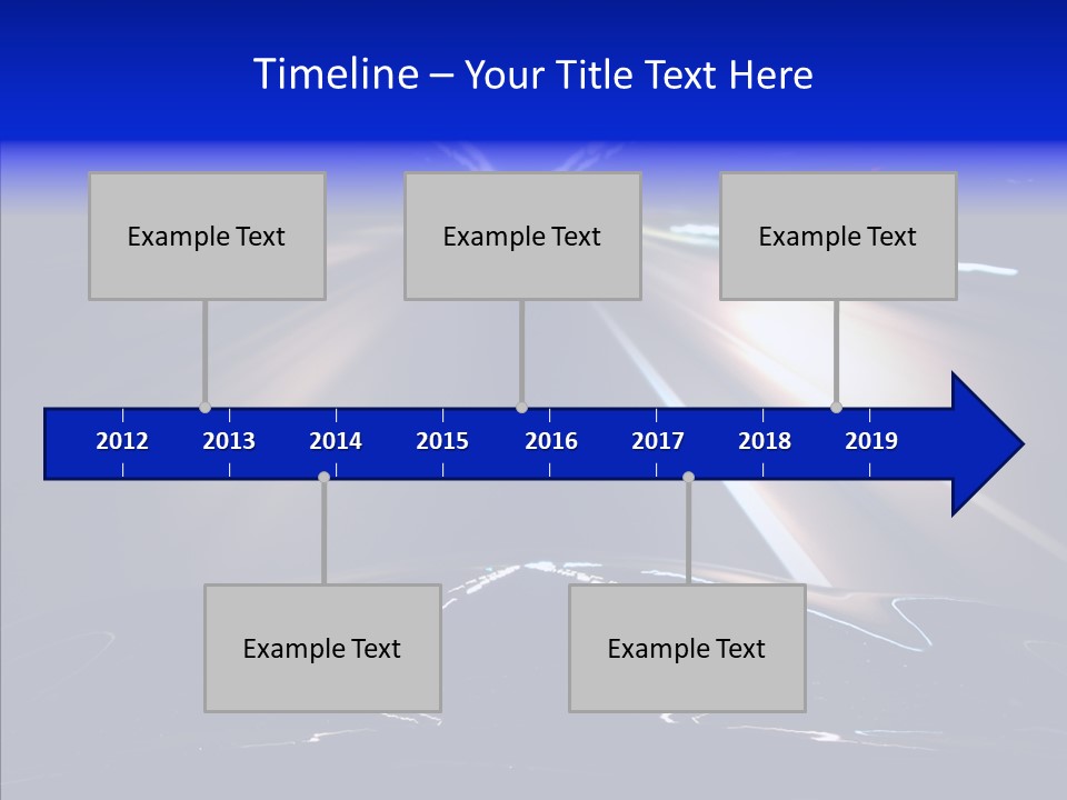 Traffic Motion Speedlight PowerPoint Template