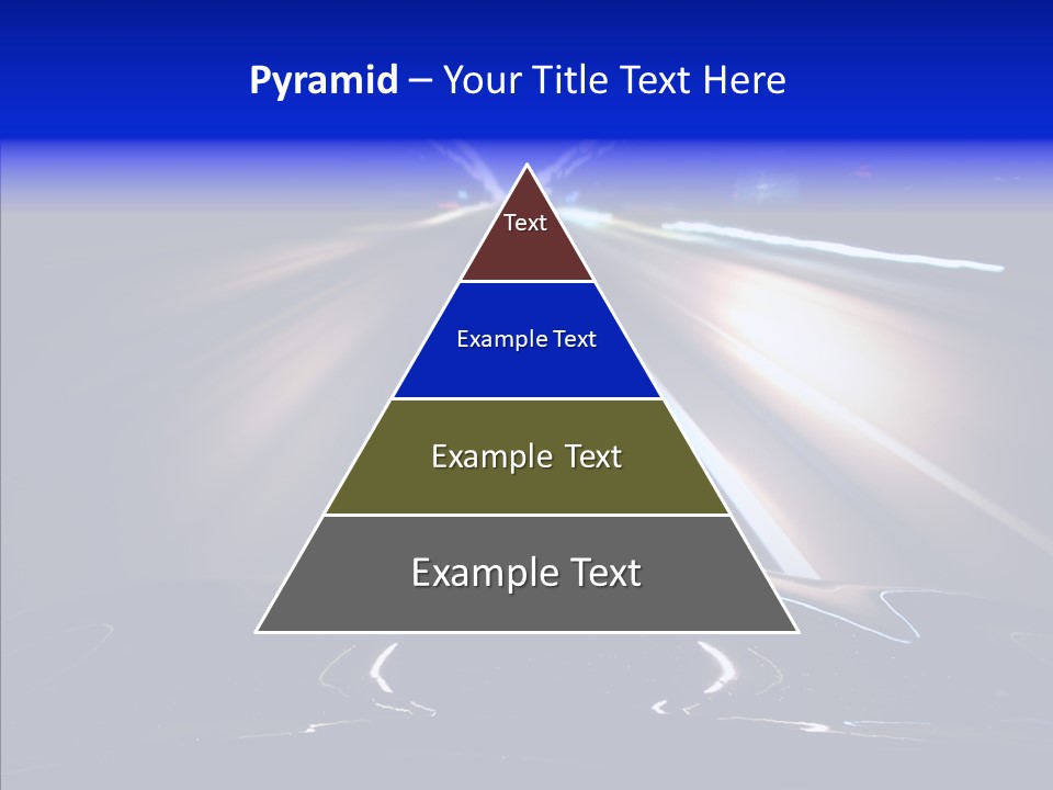 Traffic Motion Speedlight PowerPoint Template