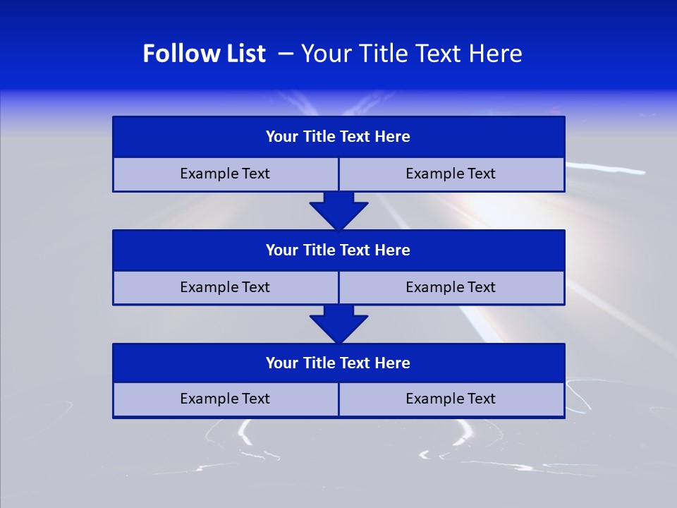 Traffic Motion Speedlight PowerPoint Template