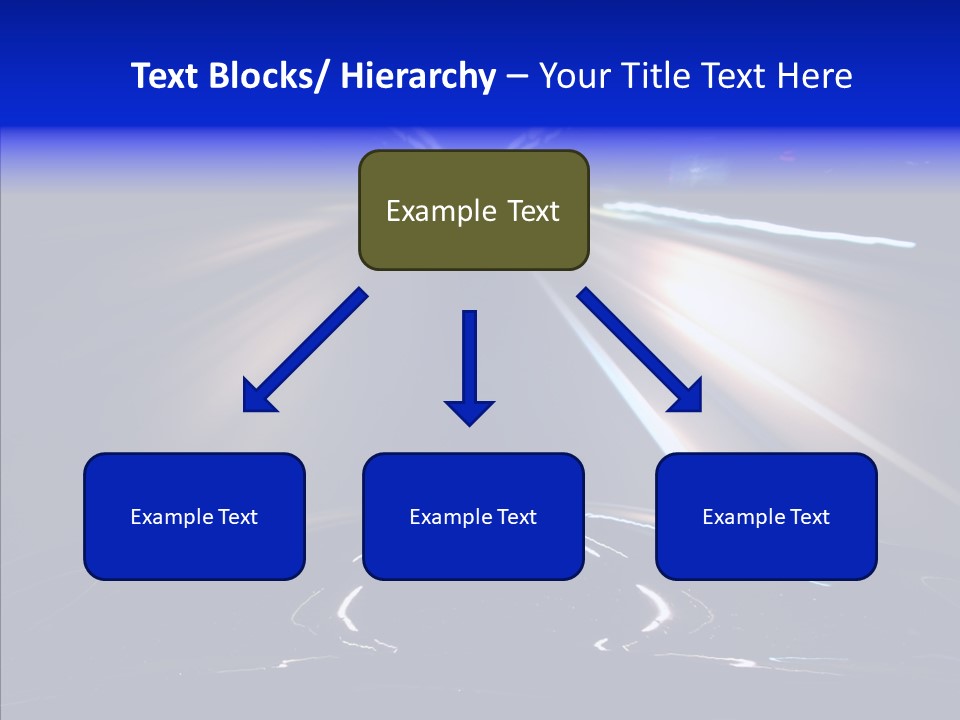 Traffic Motion Speedlight PowerPoint Template