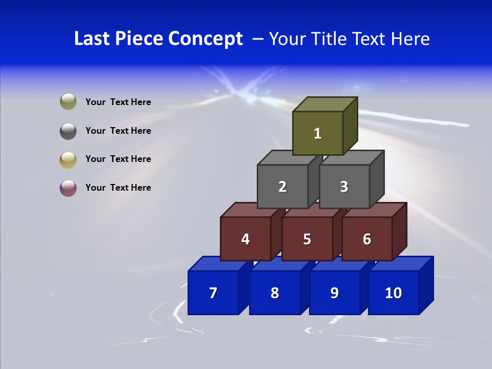 Traffic Motion Speedlight PowerPoint Template