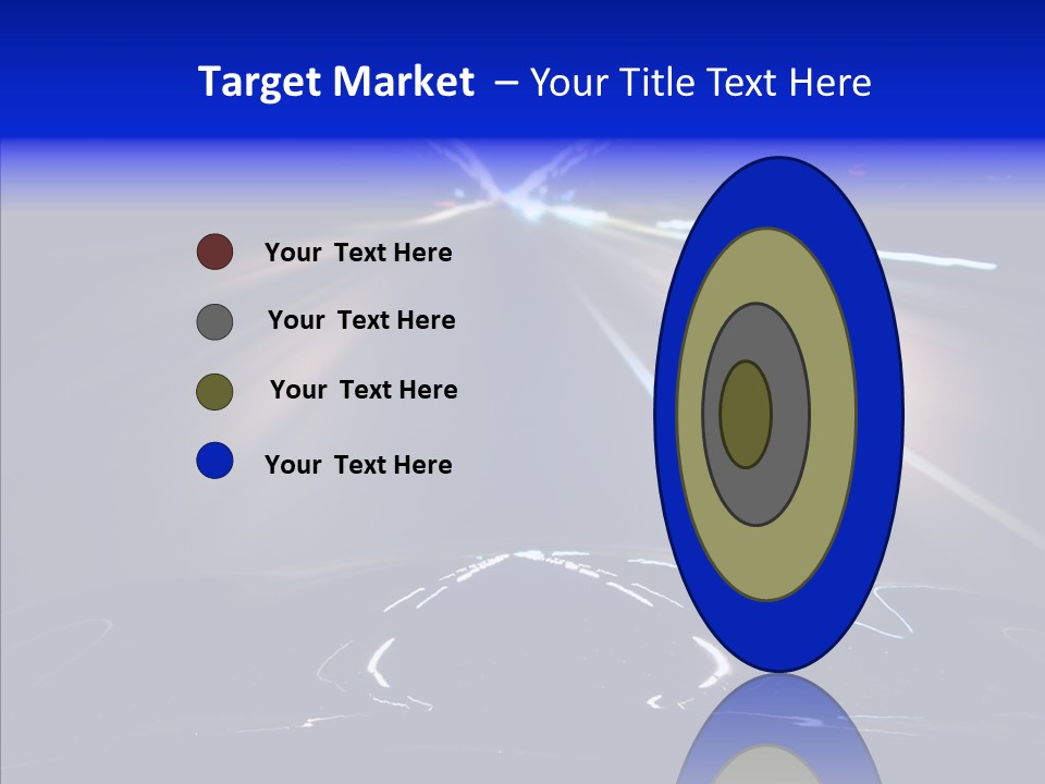 Traffic Motion Speedlight PowerPoint Template