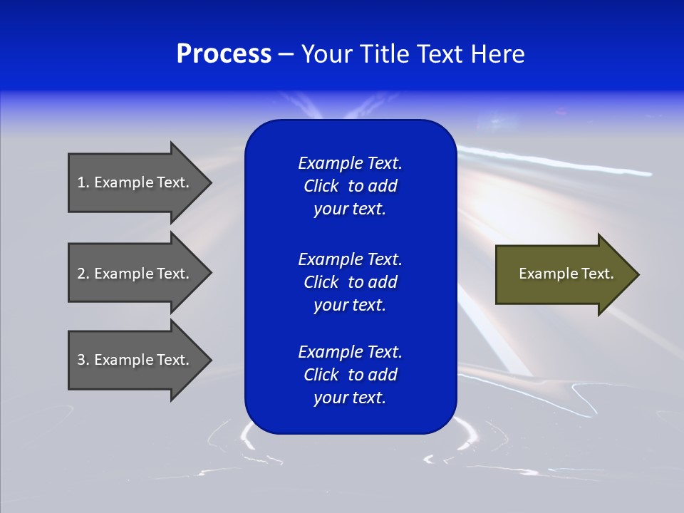 Traffic Motion Speedlight PowerPoint Template