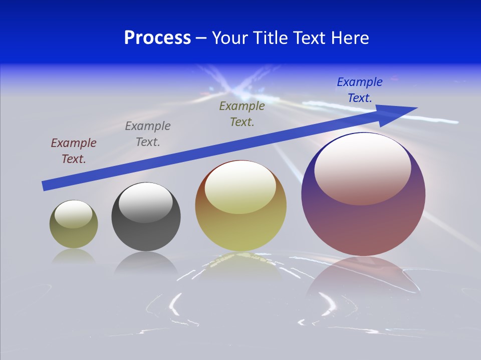 Traffic Motion Speedlight PowerPoint Template