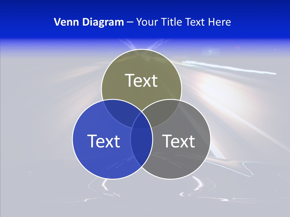 Traffic Motion Speedlight PowerPoint Template
