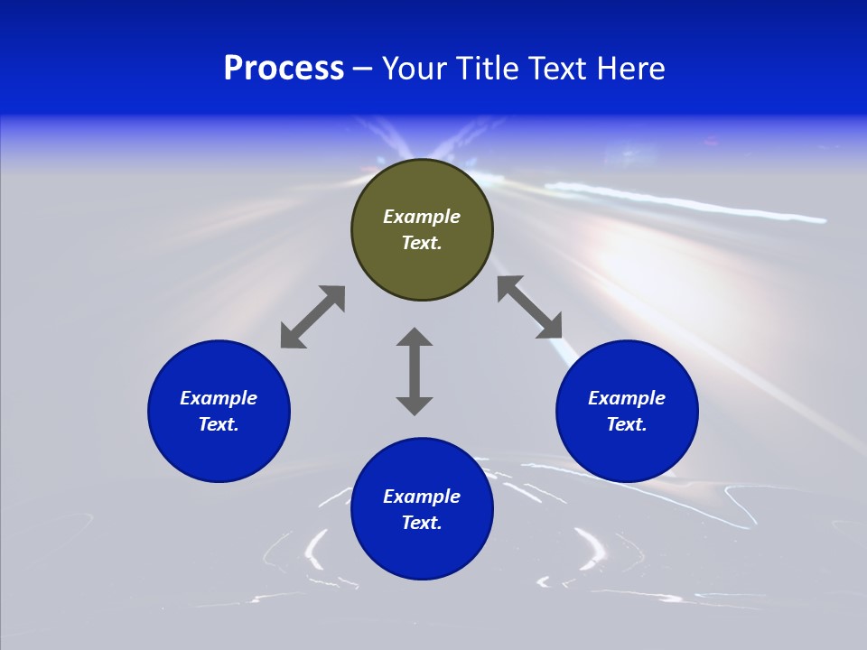 Traffic Motion Speedlight PowerPoint Template