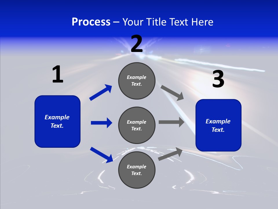 Traffic Motion Speedlight PowerPoint Template