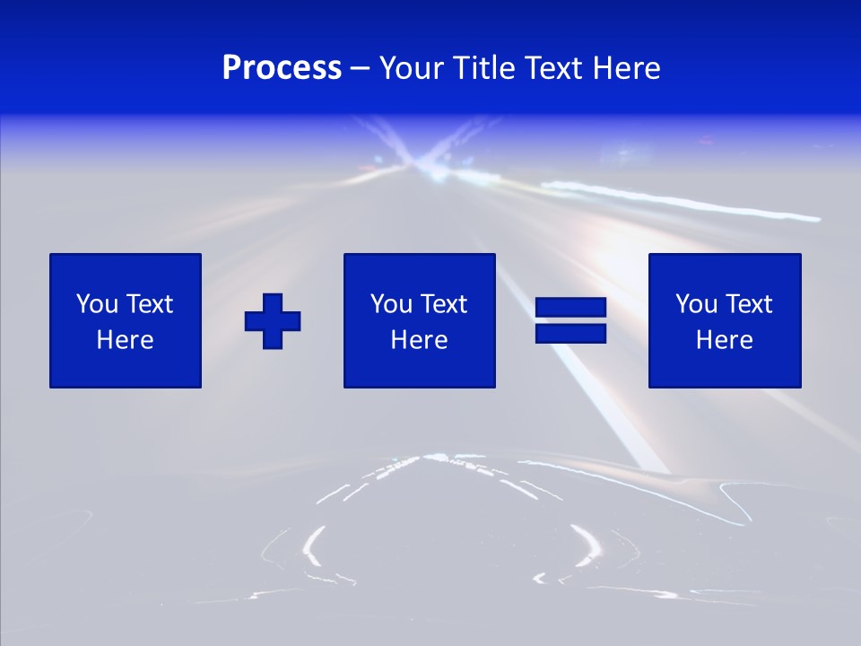 Traffic Motion Speedlight PowerPoint Template