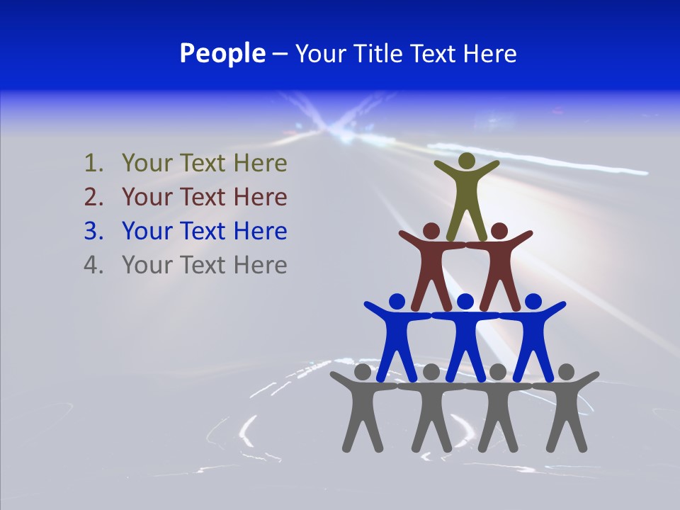 Traffic Motion Speedlight PowerPoint Template