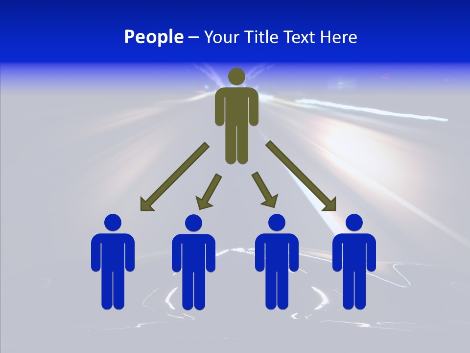 Traffic Motion Speedlight PowerPoint Template