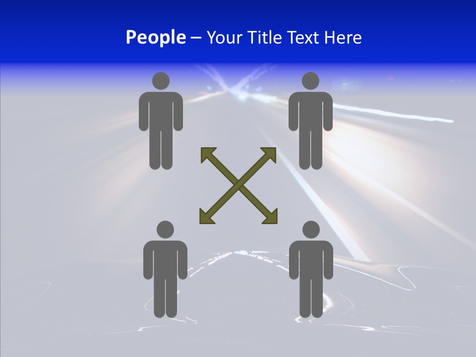 Traffic Motion Speedlight PowerPoint Template