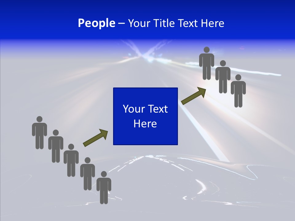 Traffic Motion Speedlight PowerPoint Template