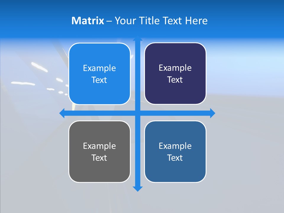 Mirror Speedy Blur PowerPoint Template