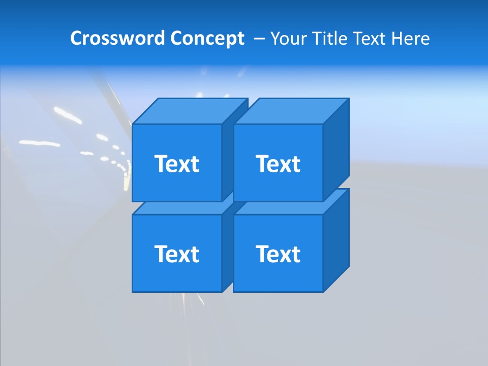 Mirror Speedy Blur PowerPoint Template