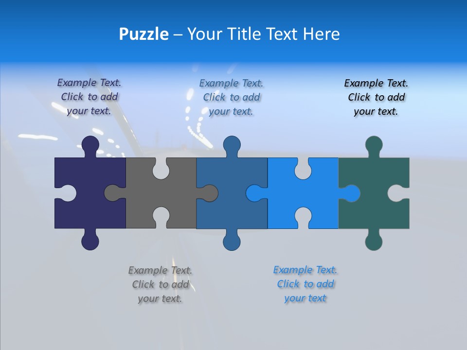 Mirror Speedy Blur PowerPoint Template