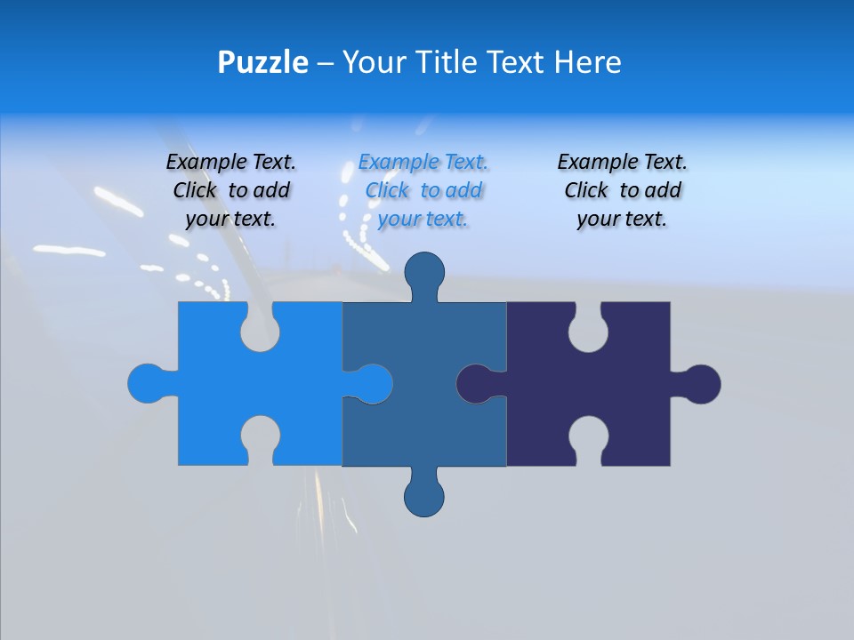 Mirror Speedy Blur PowerPoint Template