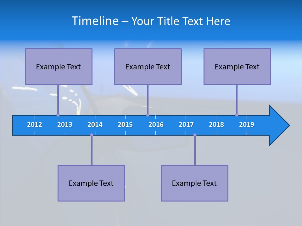 Mirror Speedy Blur PowerPoint Template