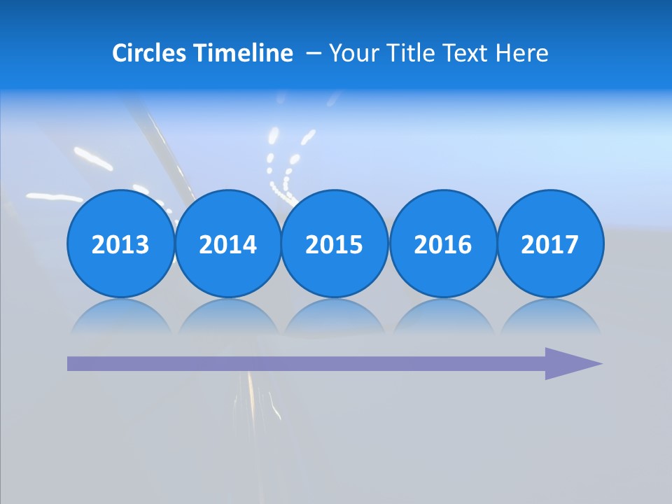 Mirror Speedy Blur PowerPoint Template