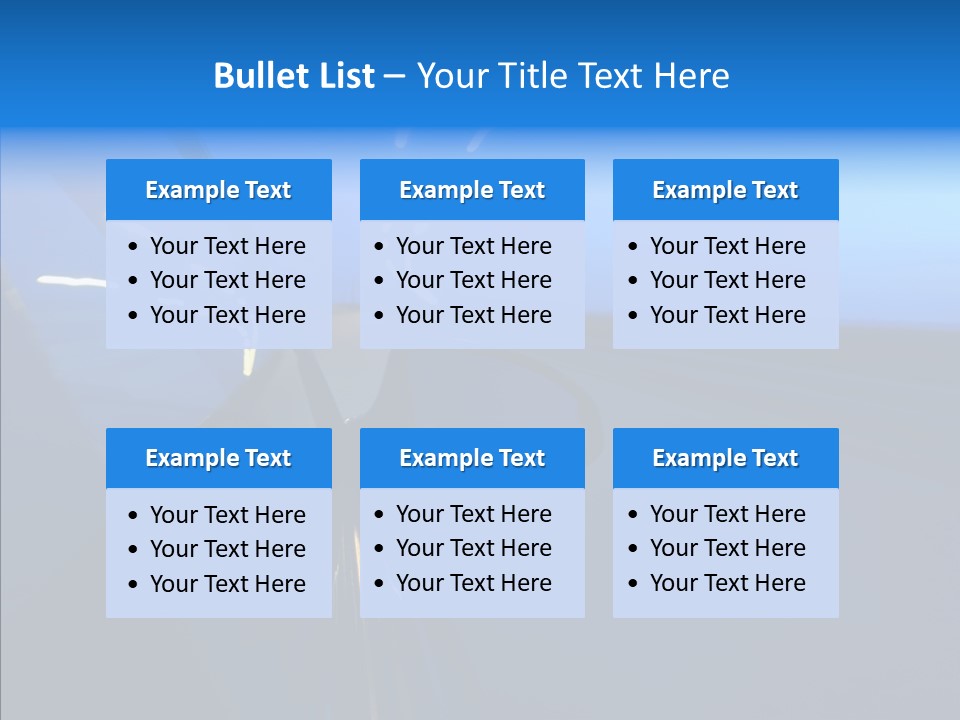Mirror Speedy Blur PowerPoint Template