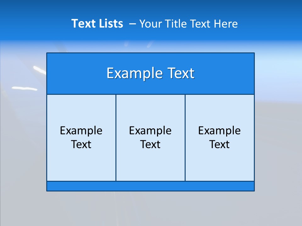 Mirror Speedy Blur PowerPoint Template