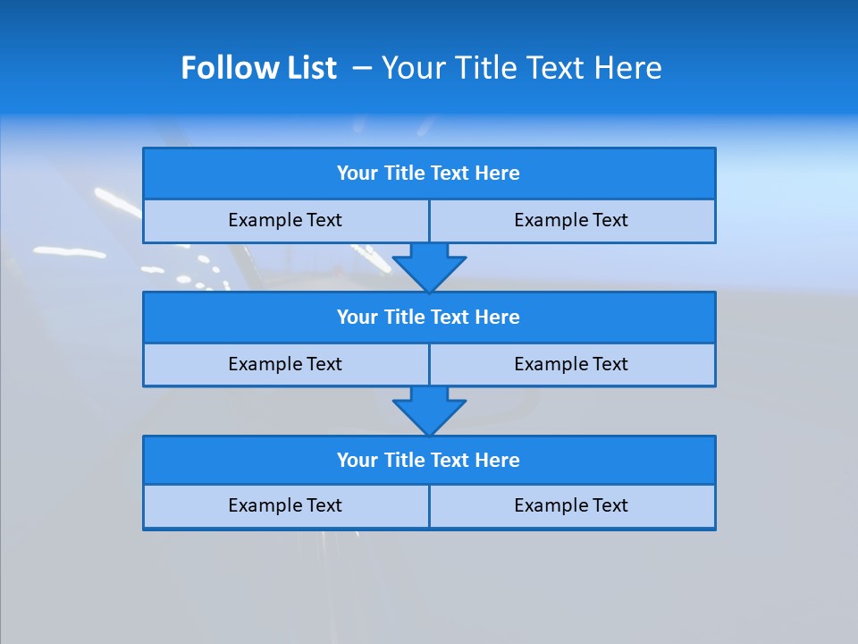 Mirror Speedy Blur PowerPoint Template