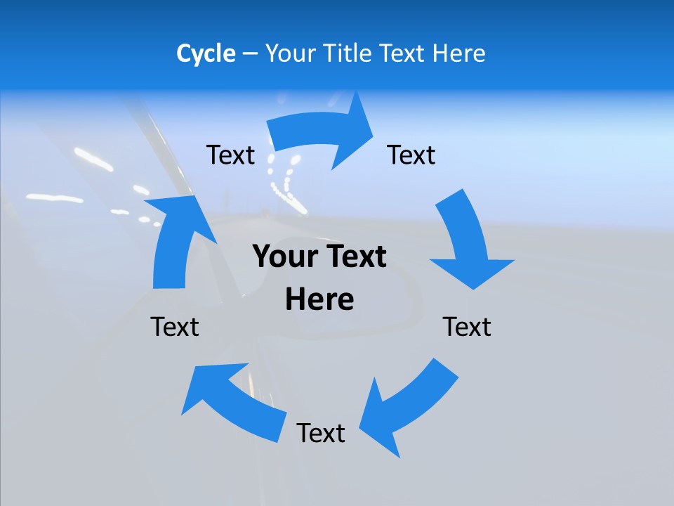 Mirror Speedy Blur PowerPoint Template