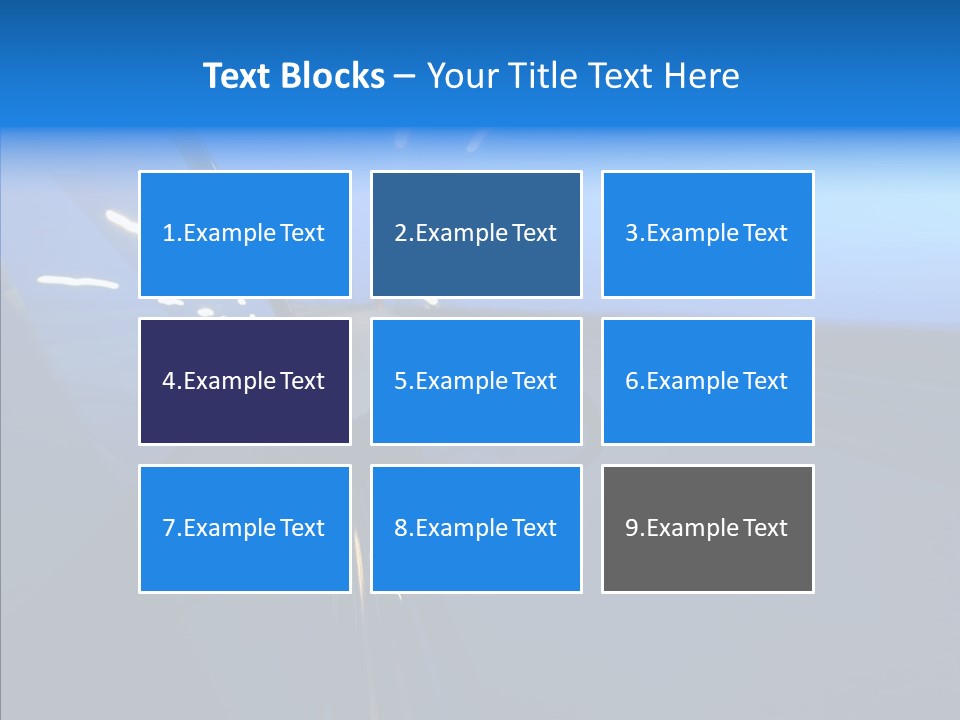 Mirror Speedy Blur PowerPoint Template