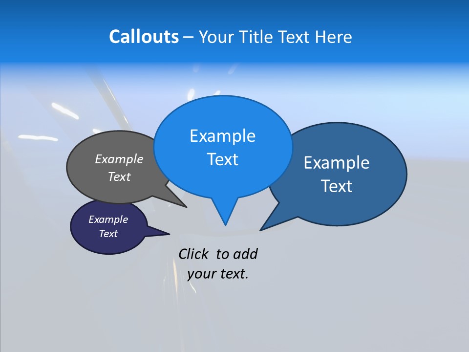 Mirror Speedy Blur PowerPoint Template