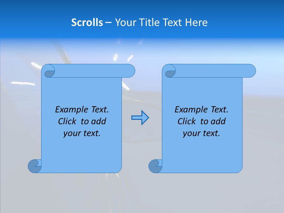 Mirror Speedy Blur PowerPoint Template