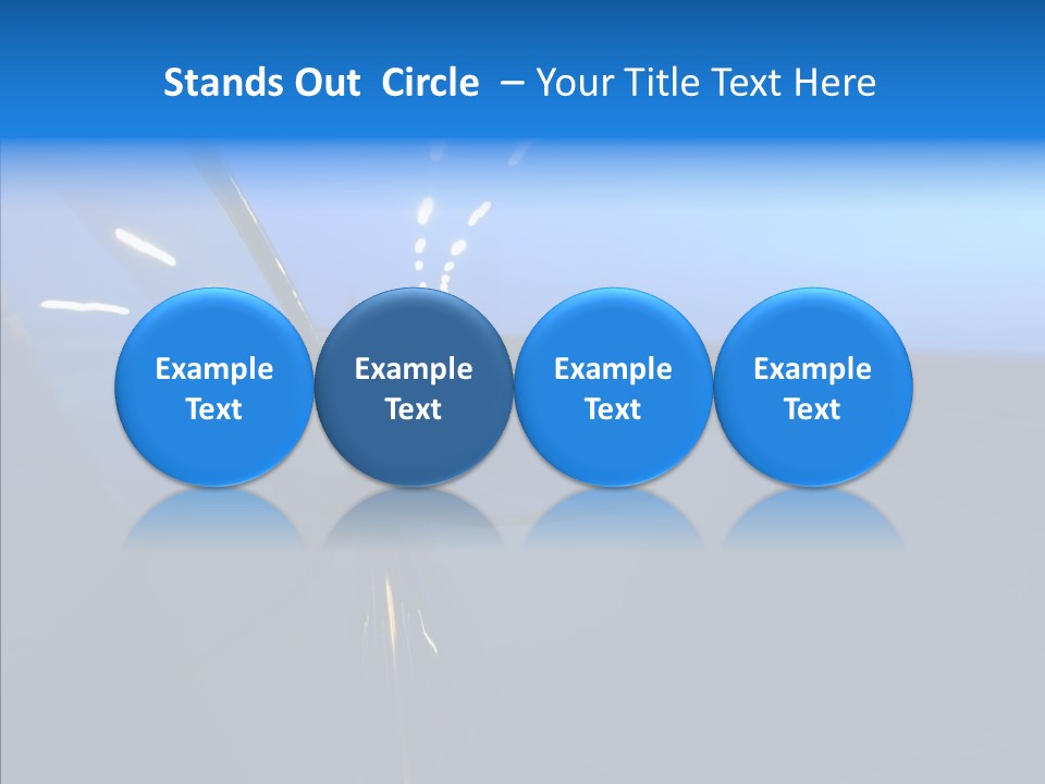 Mirror Speedy Blur PowerPoint Template