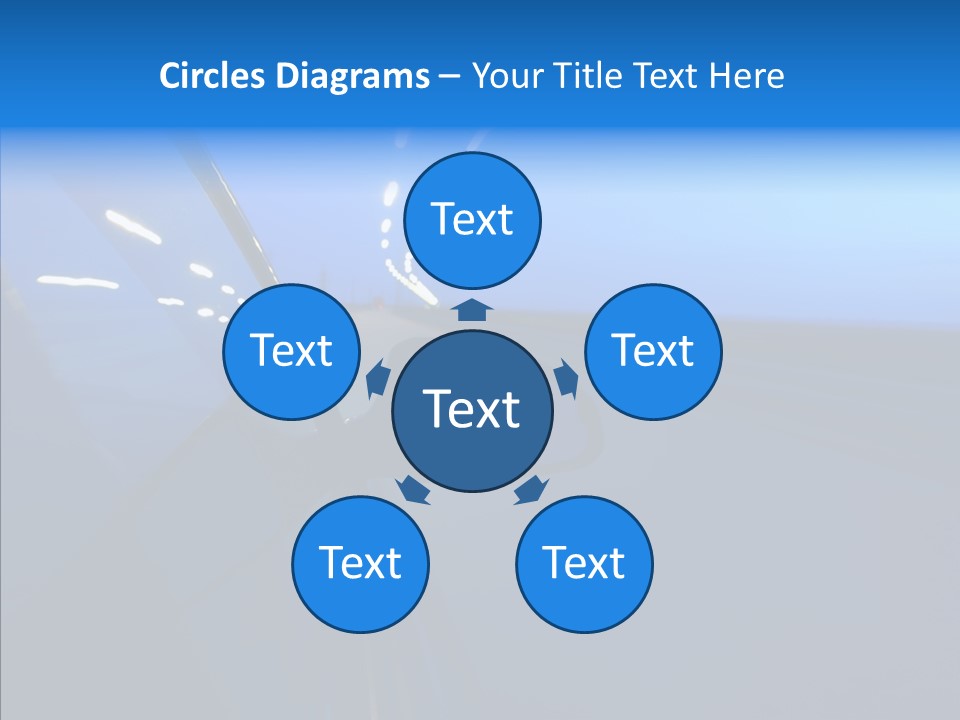 Mirror Speedy Blur PowerPoint Template