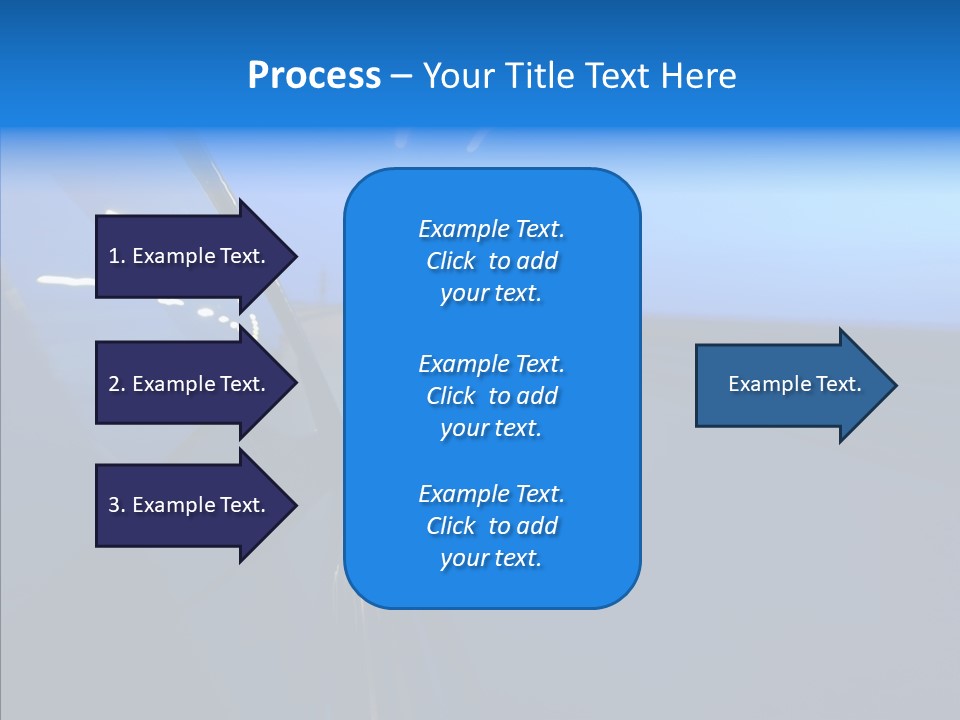 Mirror Speedy Blur PowerPoint Template