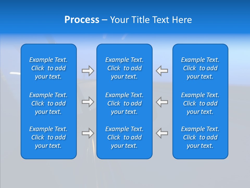 Mirror Speedy Blur PowerPoint Template