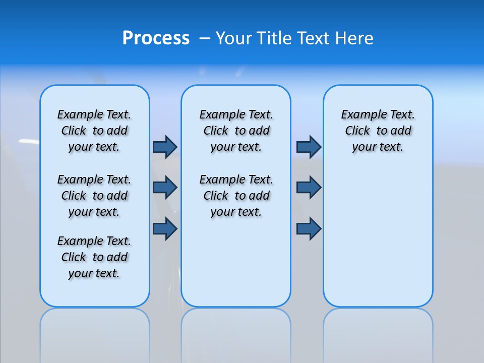 Mirror Speedy Blur PowerPoint Template