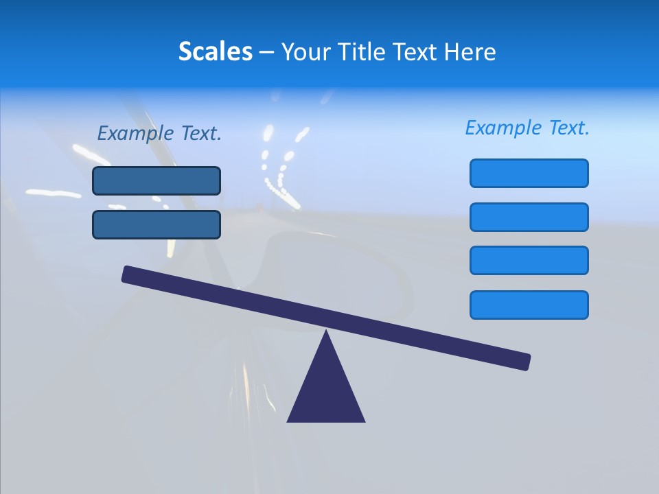 Mirror Speedy Blur PowerPoint Template