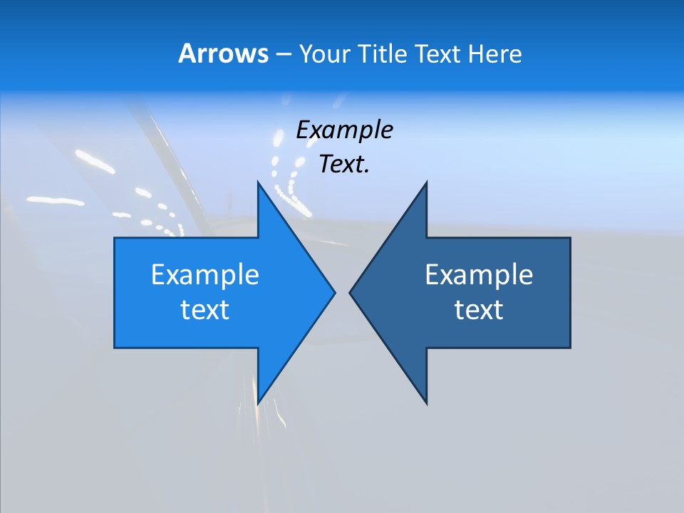Mirror Speedy Blur PowerPoint Template