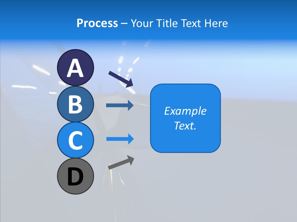 Mirror Speedy Blur PowerPoint Template