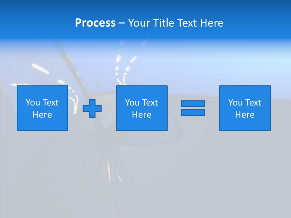 Mirror Speedy Blur PowerPoint Template