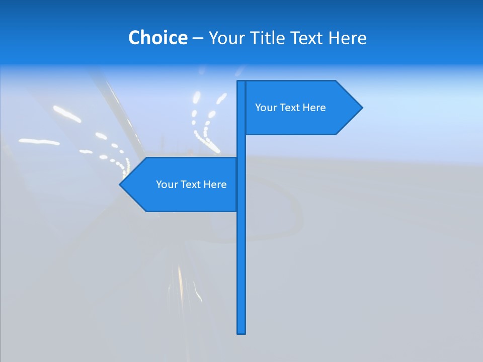 Mirror Speedy Blur PowerPoint Template