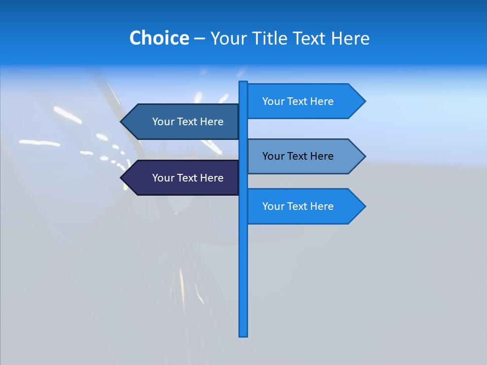 Mirror Speedy Blur PowerPoint Template