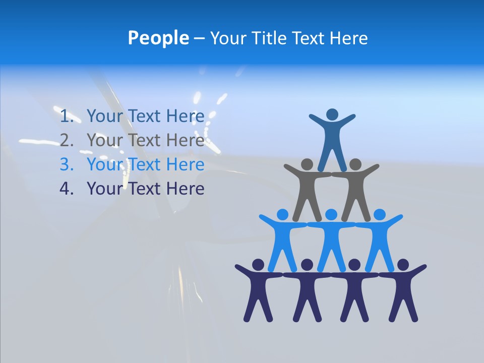 Mirror Speedy Blur PowerPoint Template