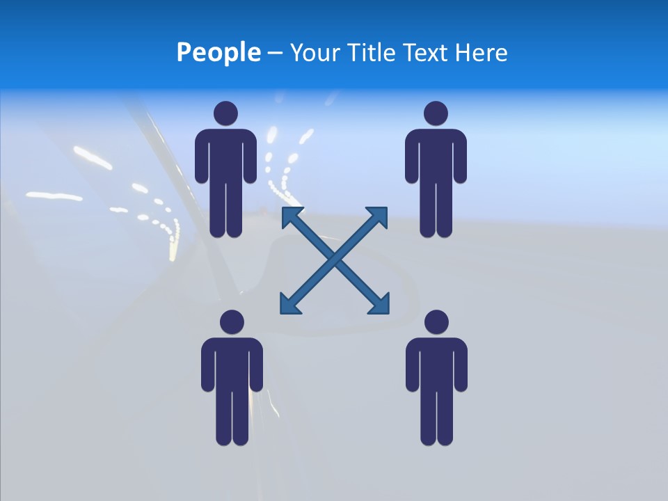 Mirror Speedy Blur PowerPoint Template