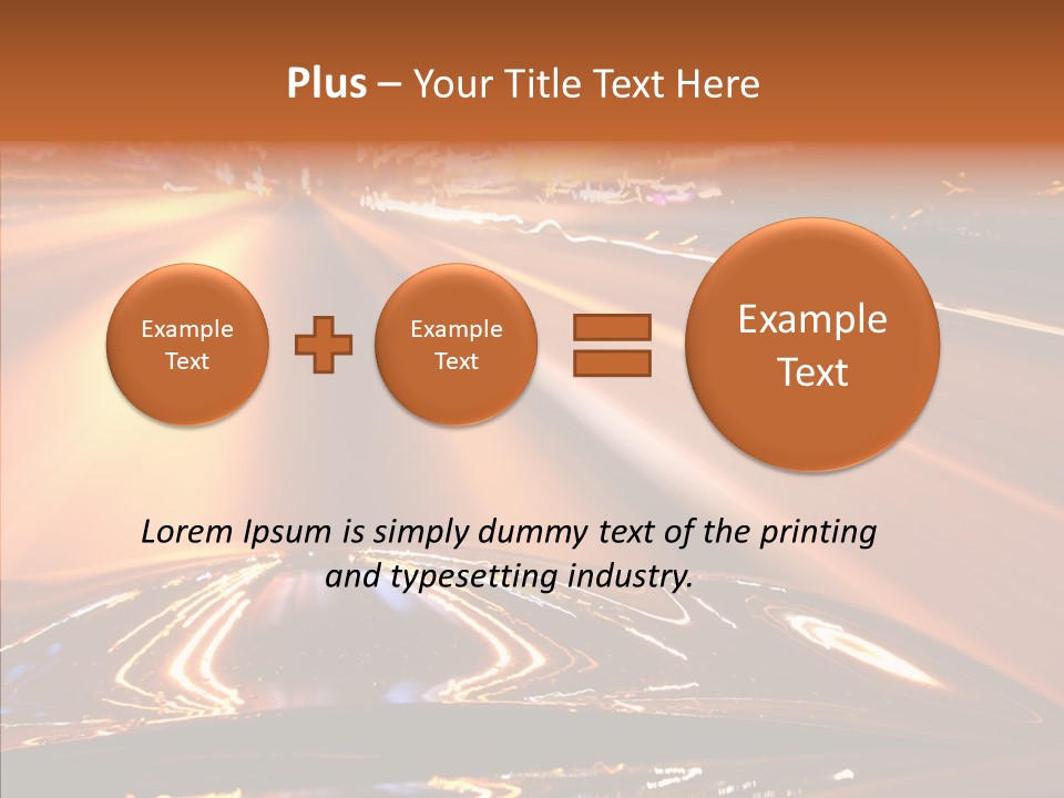 Motion Speed Auto PowerPoint Template
