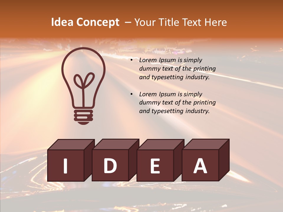 Motion Speed Auto PowerPoint Template