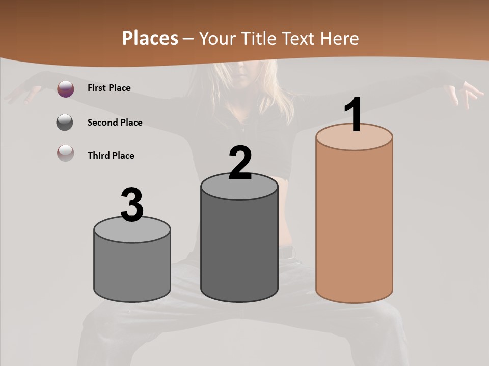 Posing Motion Beautiful PowerPoint Template