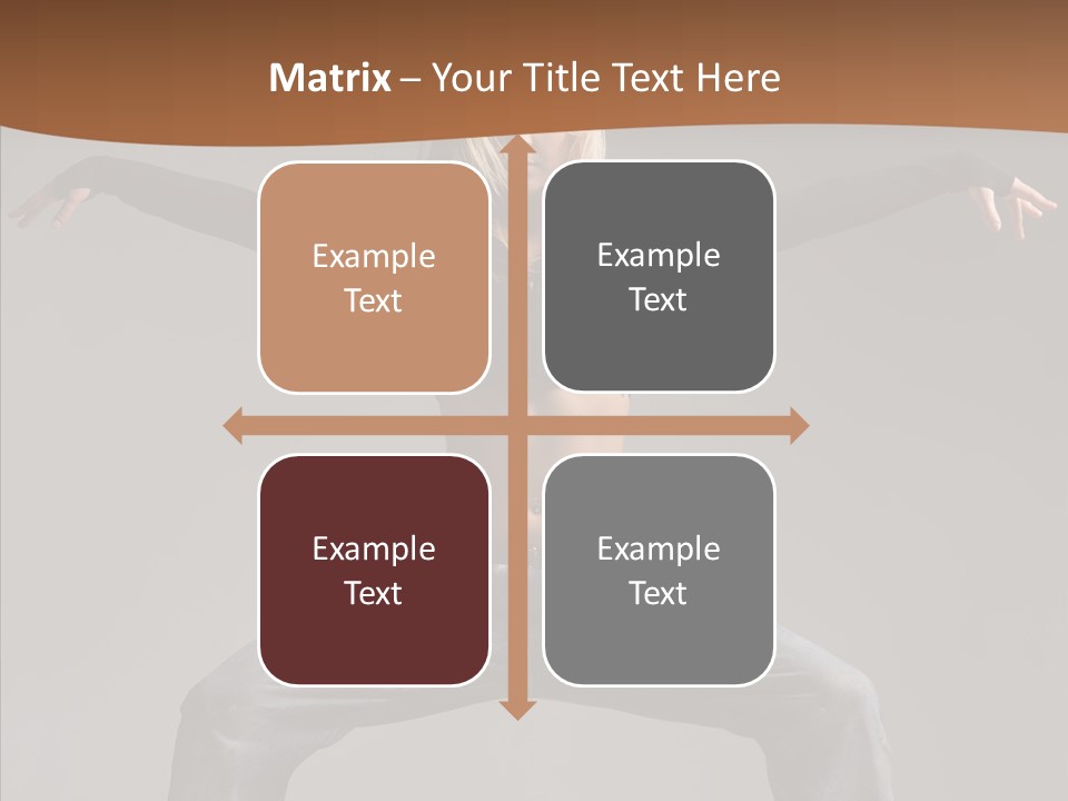 Posing Motion Beautiful PowerPoint Template