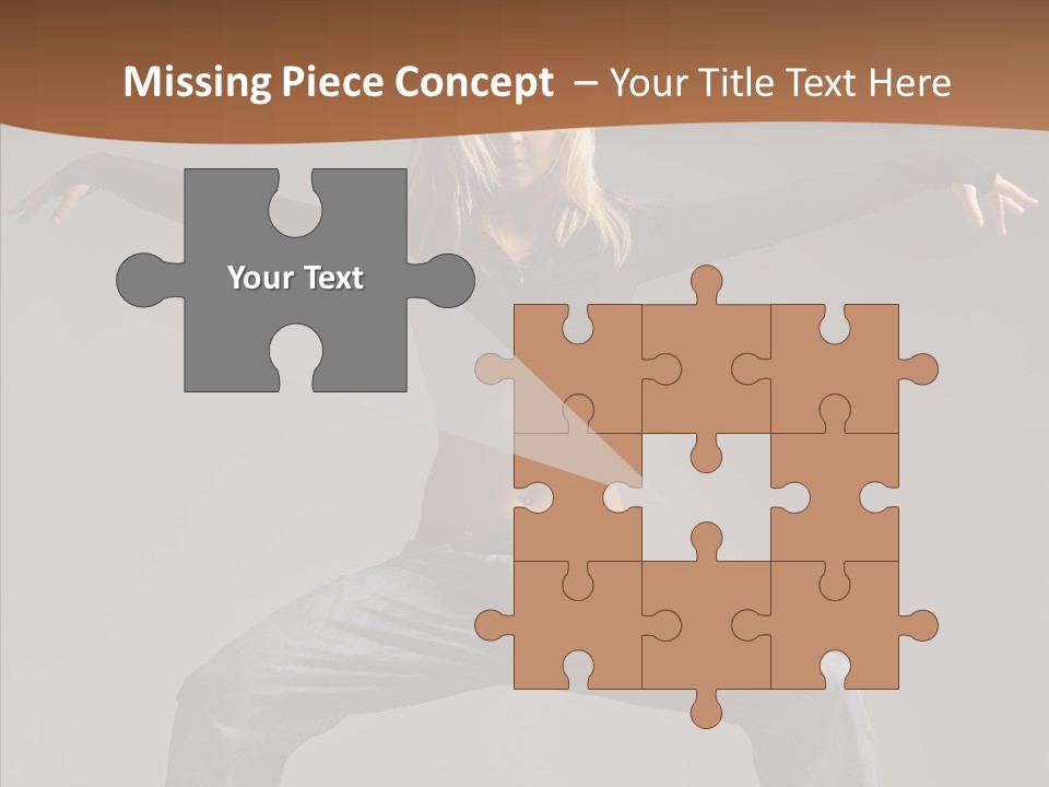 Posing Motion Beautiful PowerPoint Template