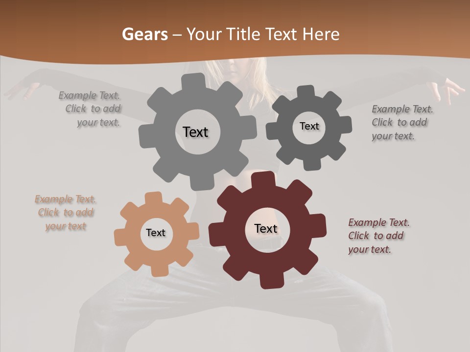 Posing Motion Beautiful PowerPoint Template