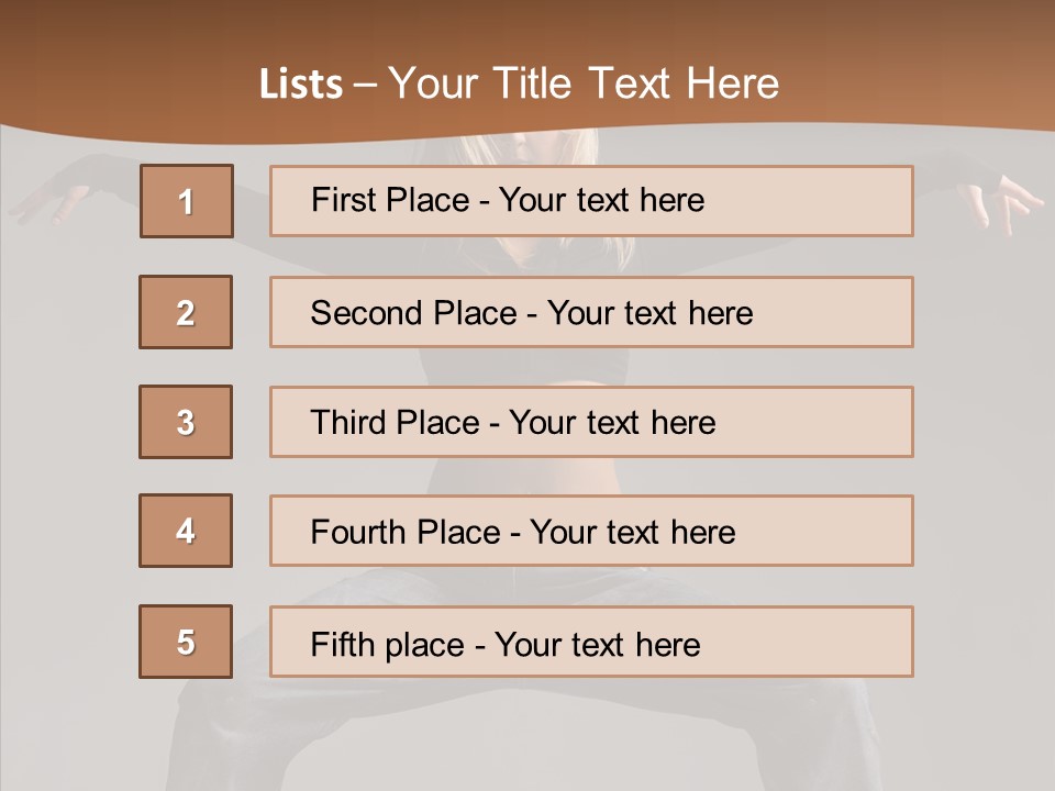 Posing Motion Beautiful PowerPoint Template