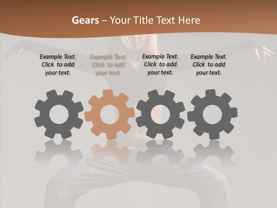 Posing Motion Beautiful PowerPoint Template